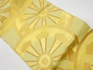 リサイクル　源氏車模様織出し名古屋帯